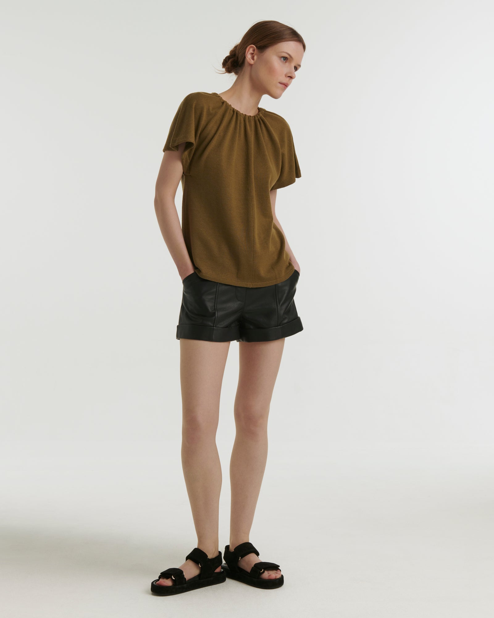 Knit top - green