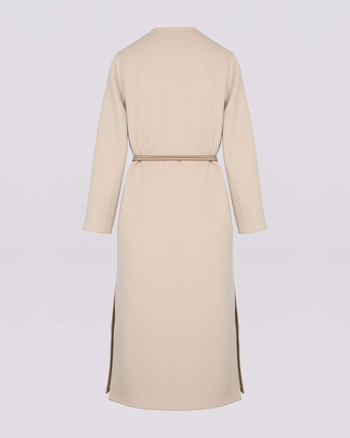 Manteau en lainage cachemire double face