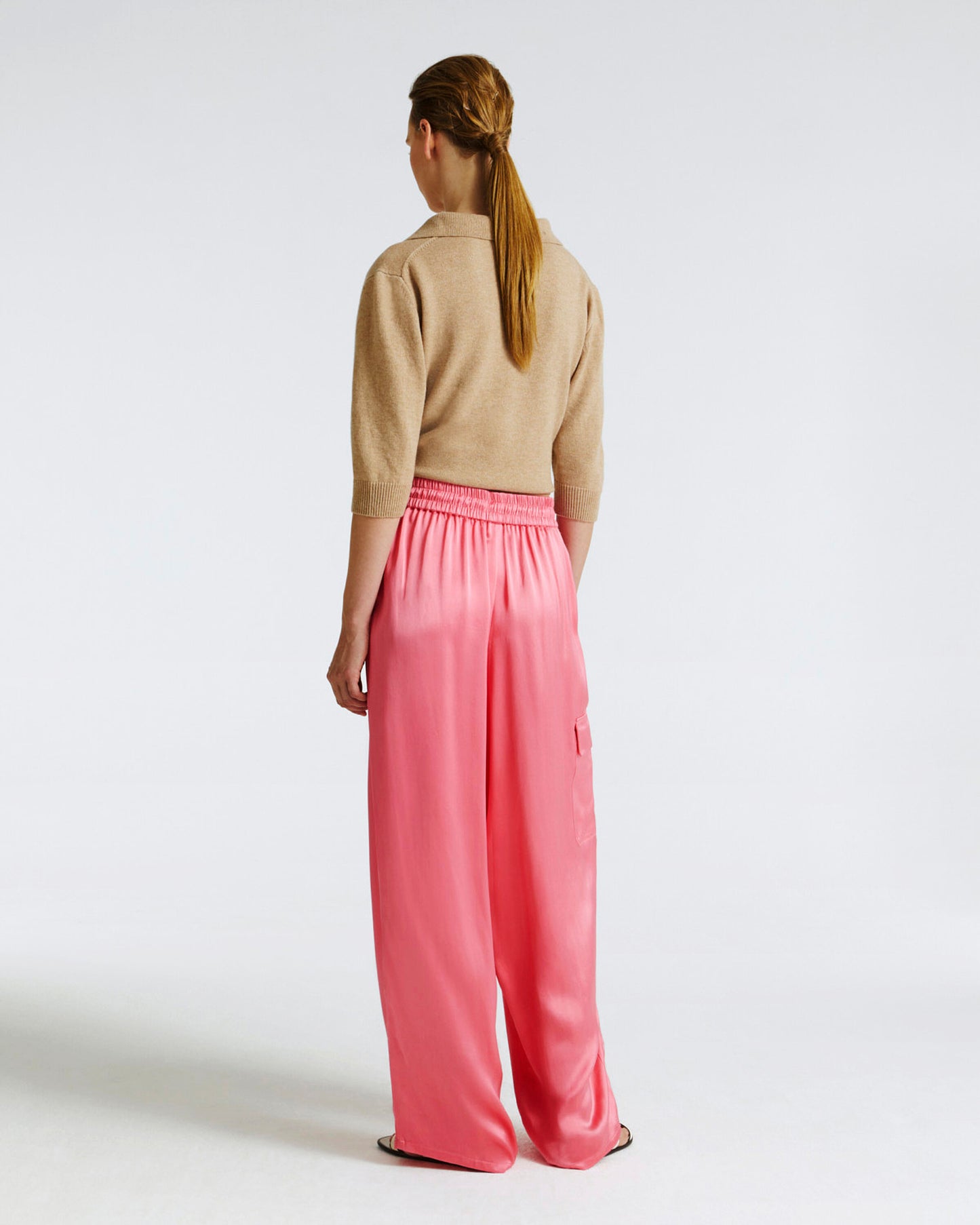 Pantalon en satin