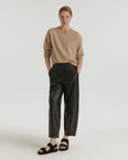 Pantalon en cuir d'agneau