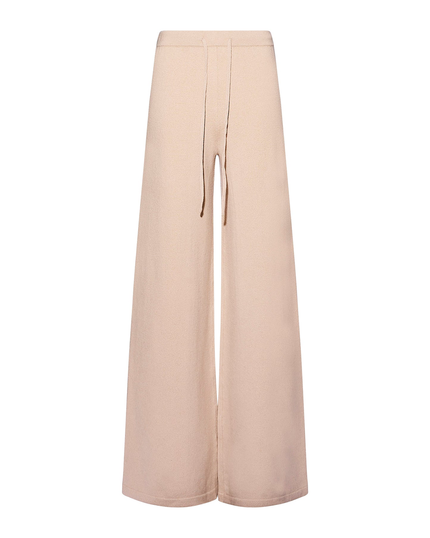 Merino knit wide leg trousers