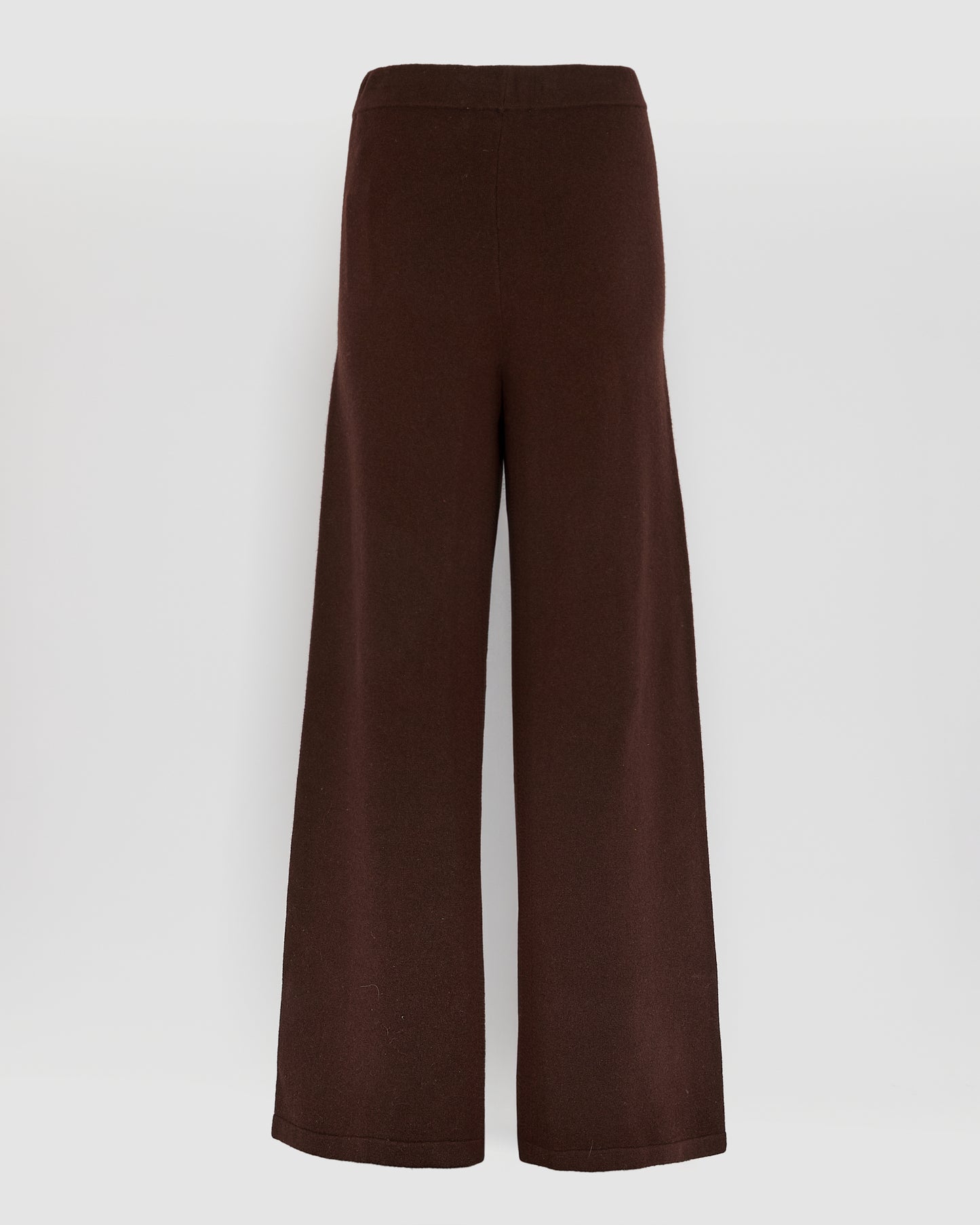 Merino knit wide leg trousers