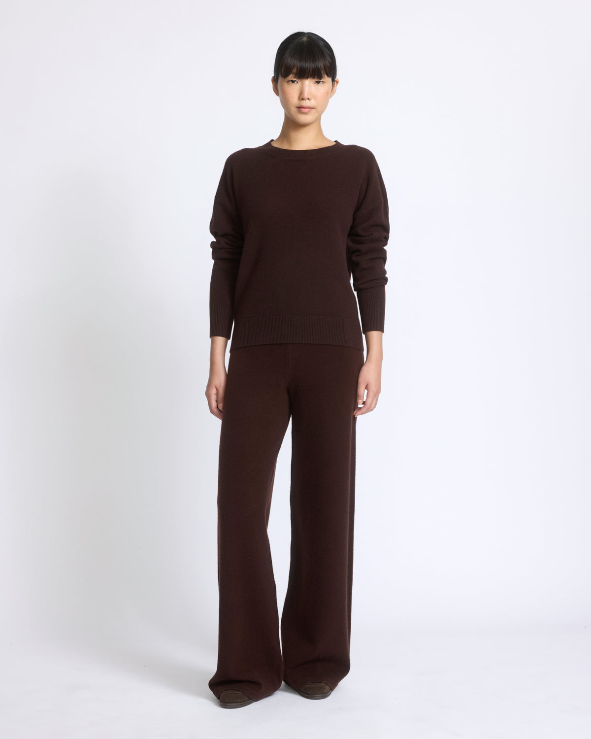 Pantalon large en maille mérinos - Yves Salomon - Nouvelle collection Automne Hiver