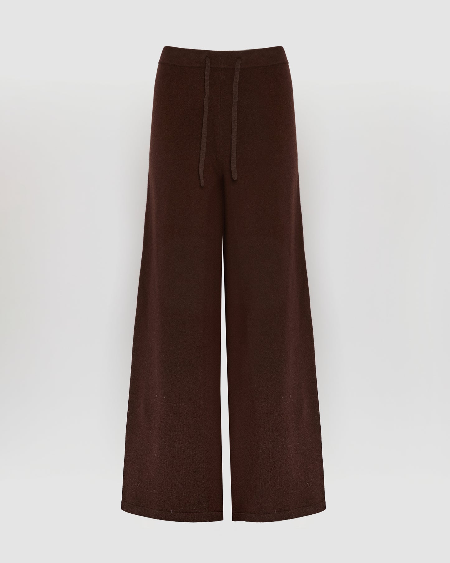 Merino knit wide leg trousers