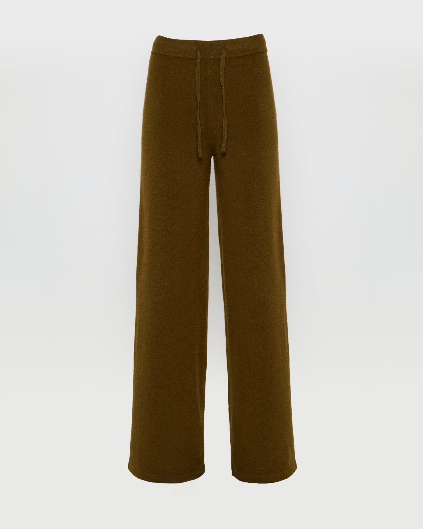 Merino knit wide leg trousers