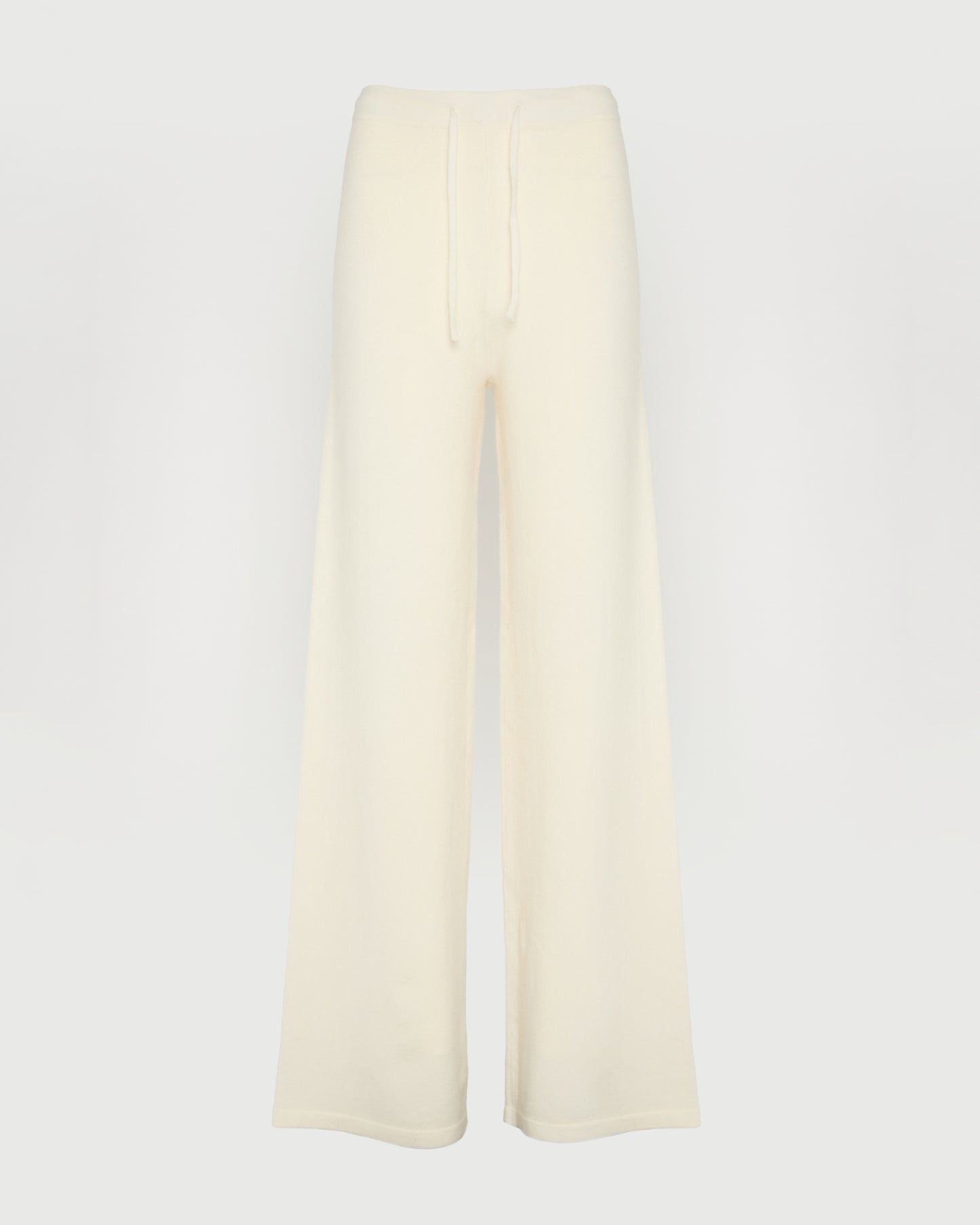 Merino knit wide leg trousers
