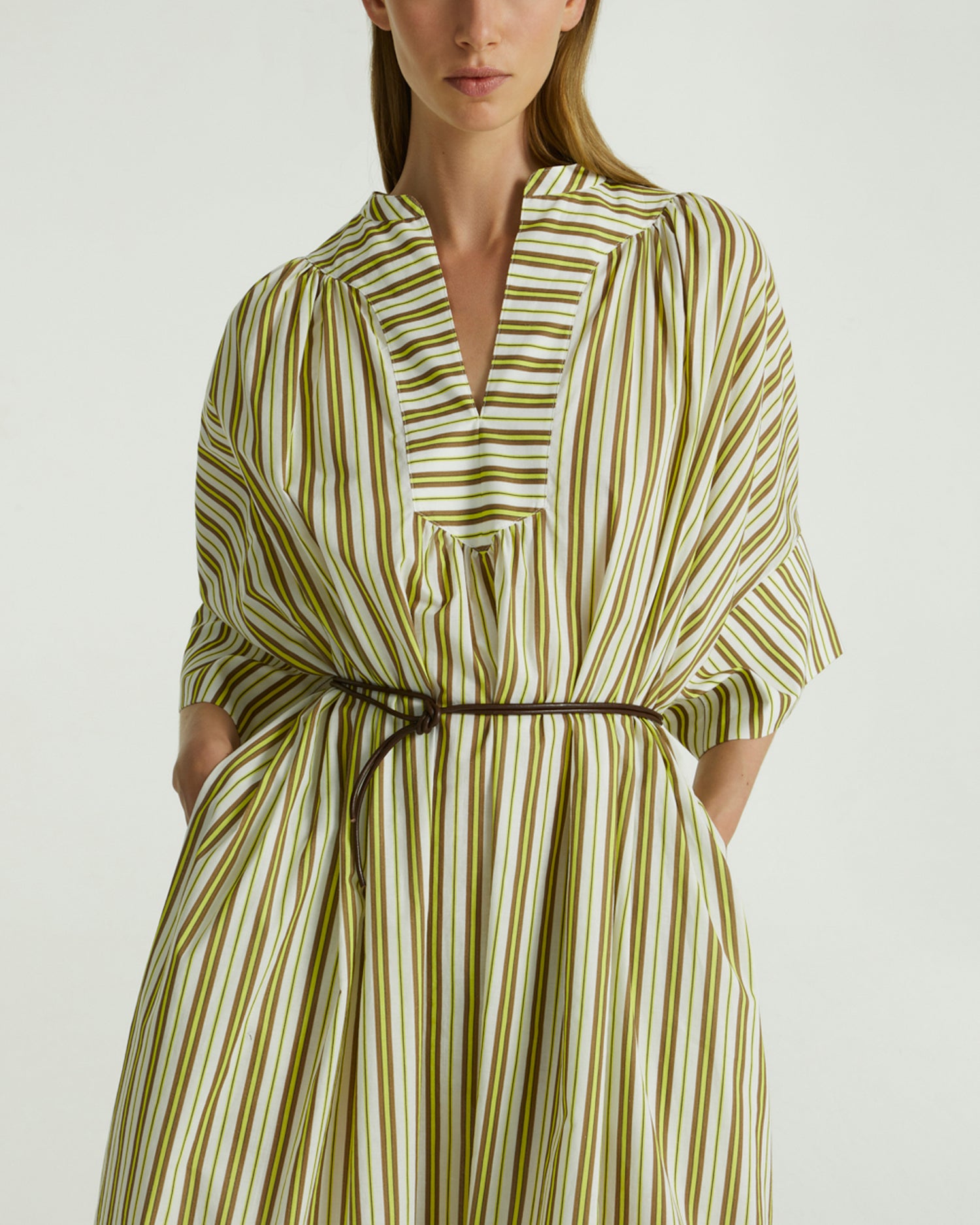 robe-en-popeline-de-coton-b3038-24eyr04620coxwb3038 -Yves Salomon