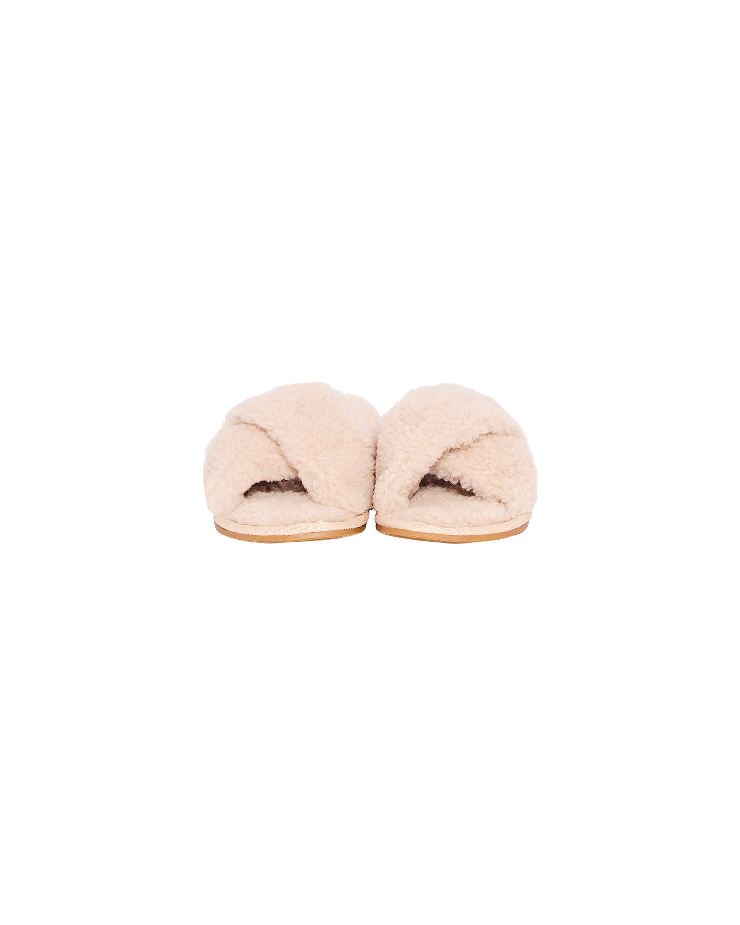 100% lambskin slippers