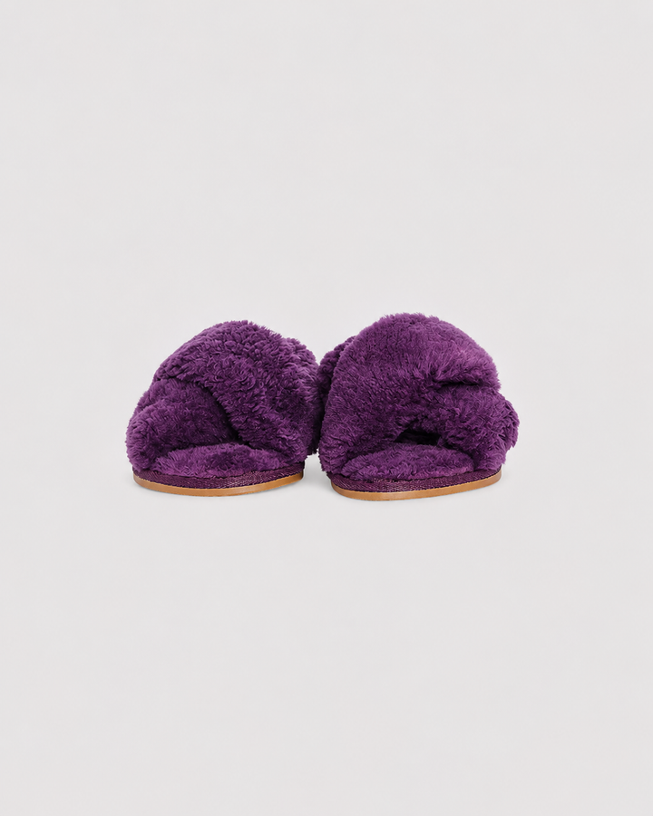 100% lambskin slippers