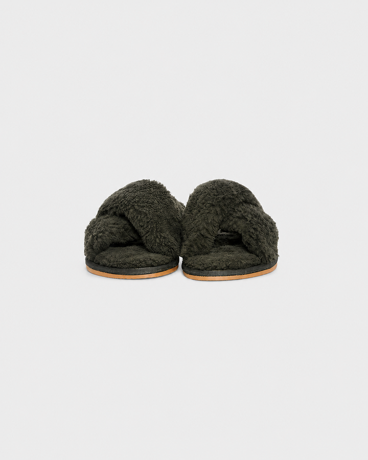 100% lambskin slippers
