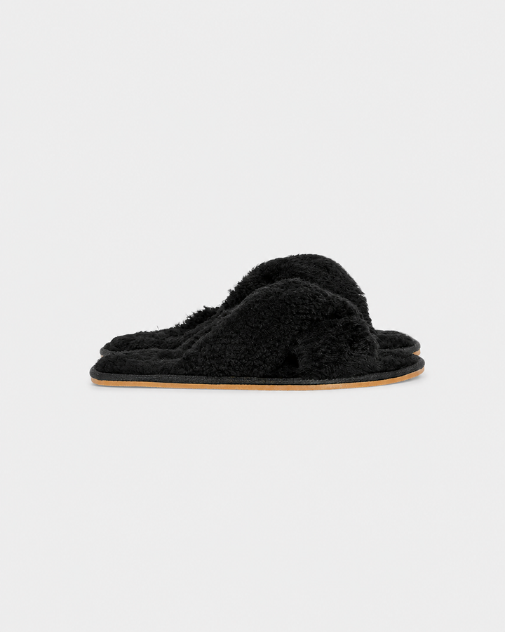 100% lambskin slippers