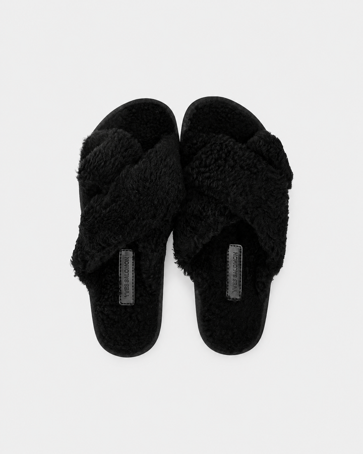 100% lambskin slippers