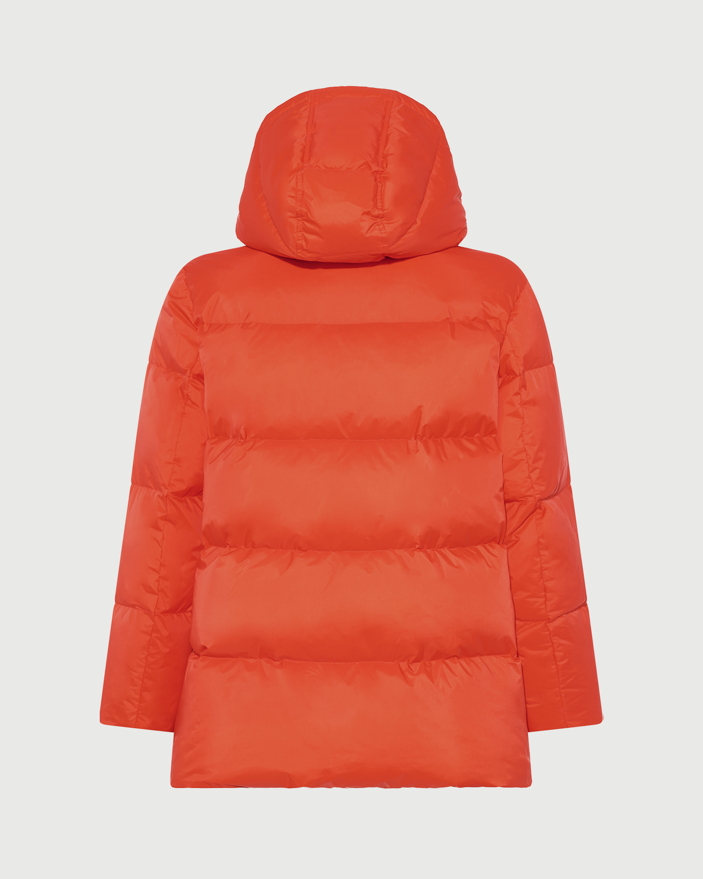 Doudoune "A" line en tissu technique imperméable avec col en agneau laine vaporeuse- Yves Salomon - Nouvelle collection Automne Hiver