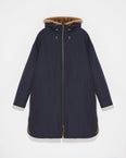 Parka réversible en fourrure de vison et tissu technique