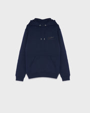 Hoody en molleton motif transfert devant