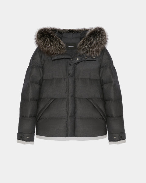 ジャケット・アウター Fluffy Jacquard Quilted Coat 24WHV01870H19GC97_2958b1f7-
