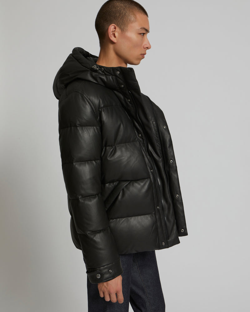 Doudoune cuir
