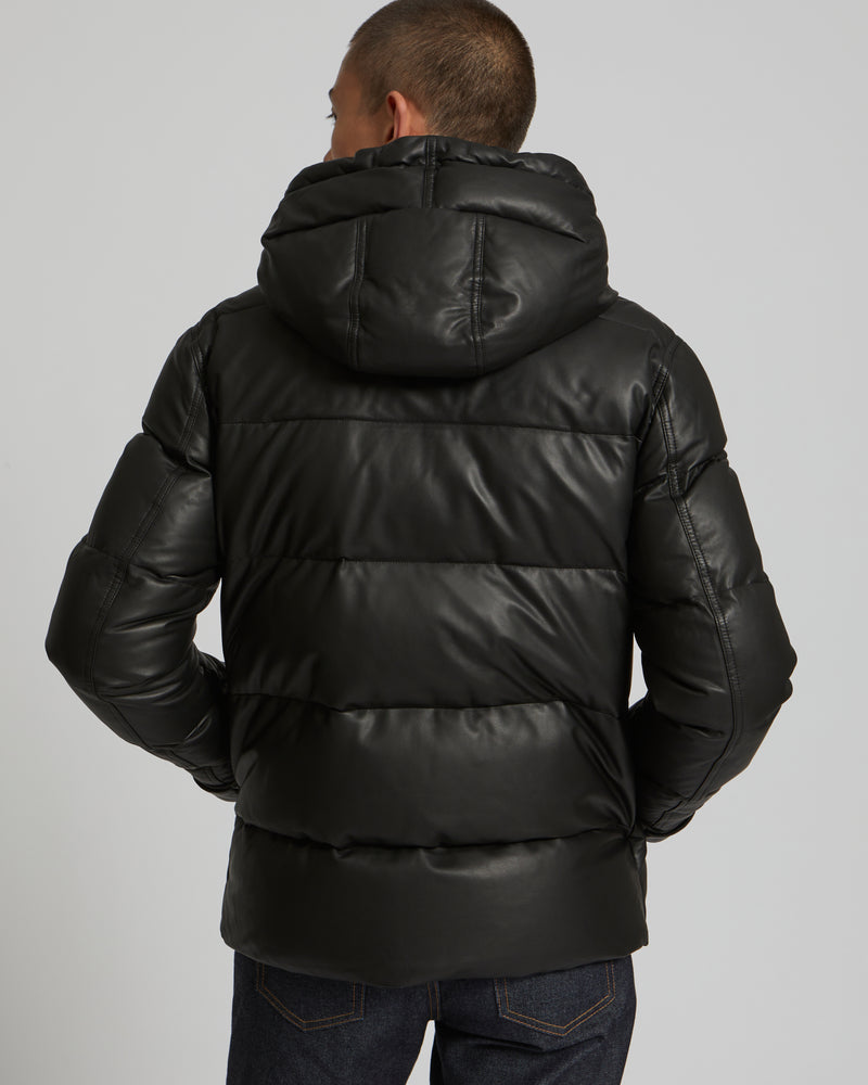 Doudoune cuir