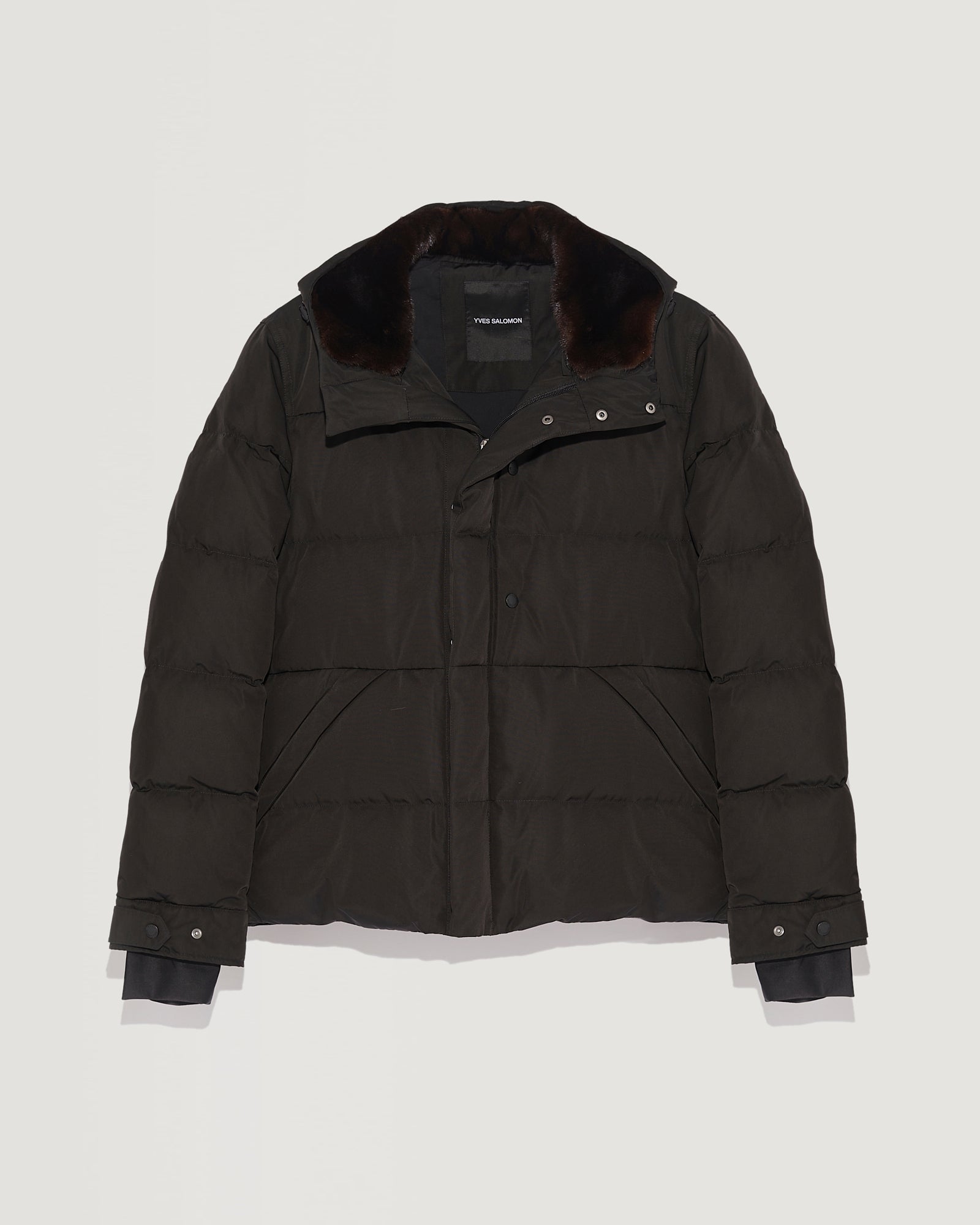 doudoune-skiwear-garniture-vison-noir-24wiv00170s22gc99 -Yves Salomon