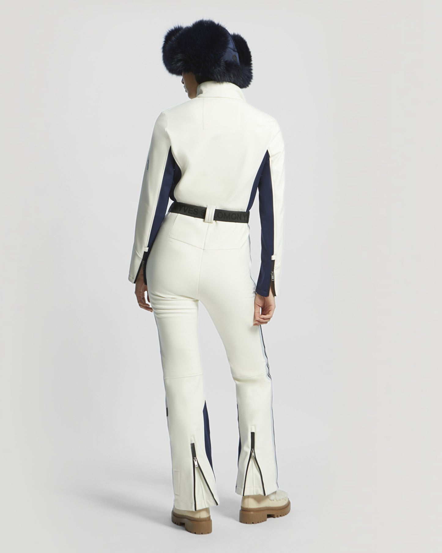 combinaison-en-tissu-softshell-blanc-24wkp007xxs25wa1020 -Yves Salomon