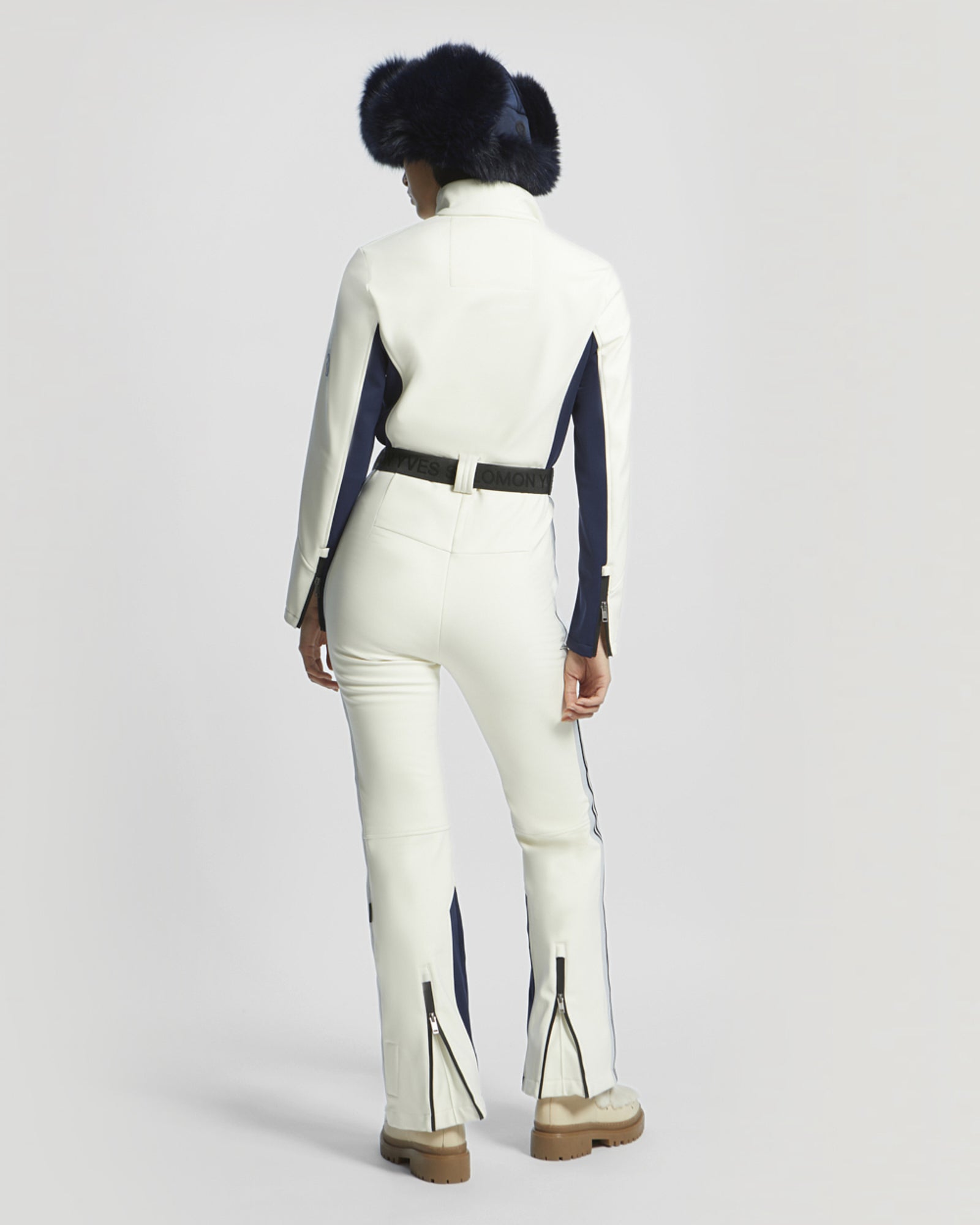 combinaison-en-tissu-softshell-blanc-24wkp007xxs25wa1020 -Yves Salomon