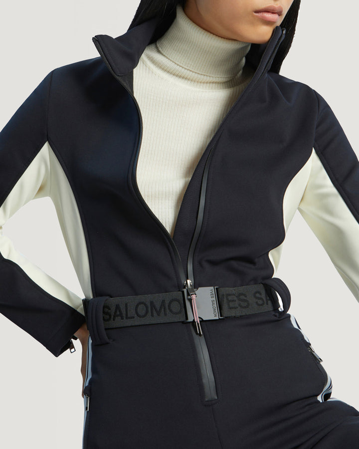 combinaison-en-tissu-softshell-noir-24wkp007xxs25wc99 -Yves Salomon