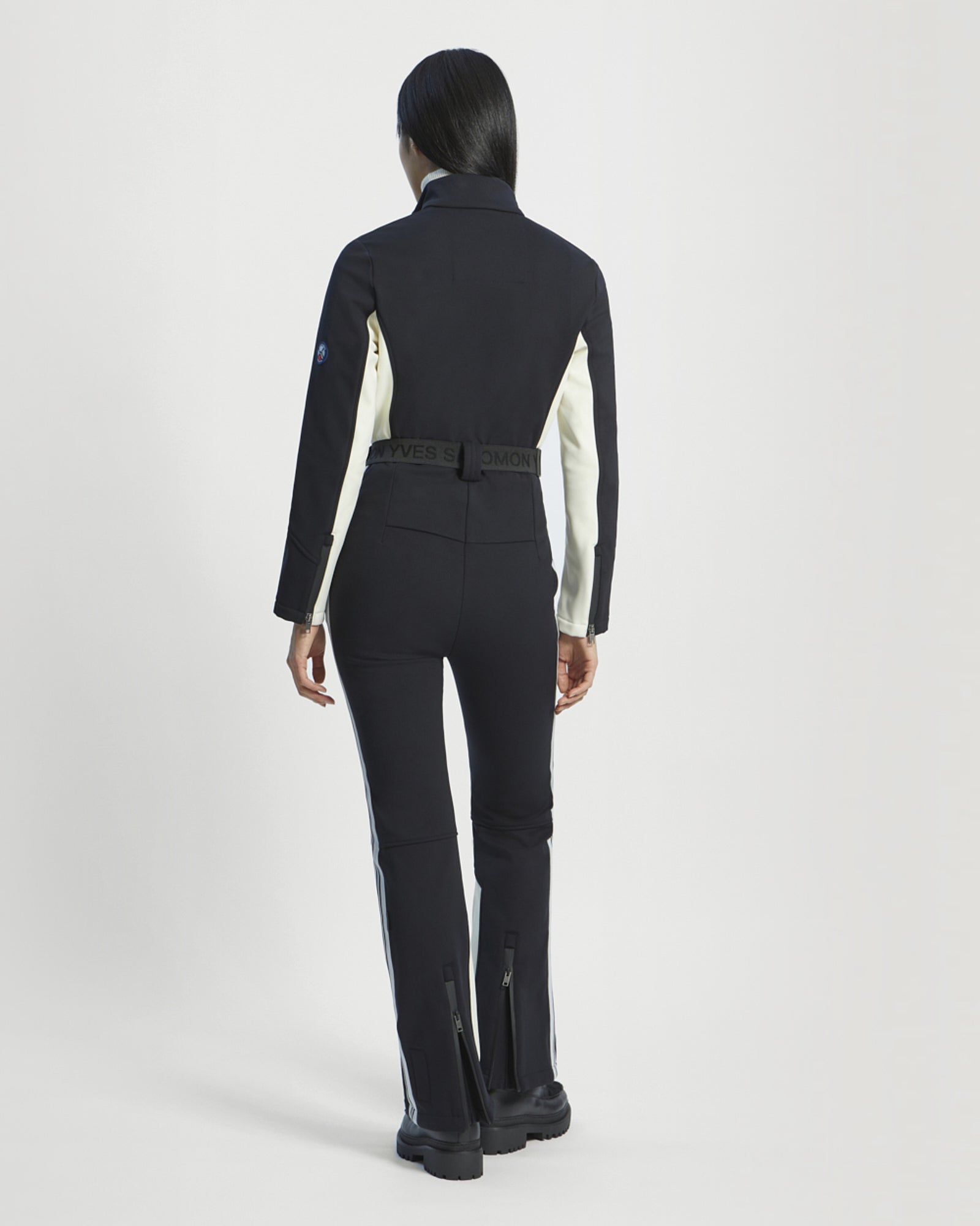 combinaison-en-tissu-softshell-noir-24wkp007xxs25wc99 -Yves Salomon