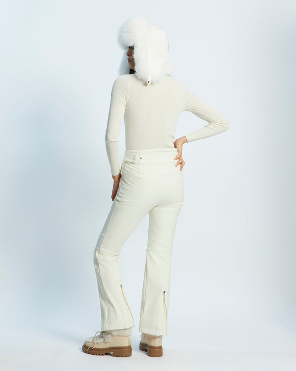 softshell fabric fitted trousers