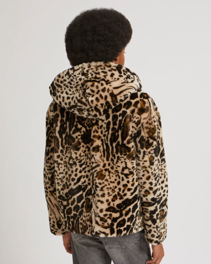 Veste à capuche en mérinos