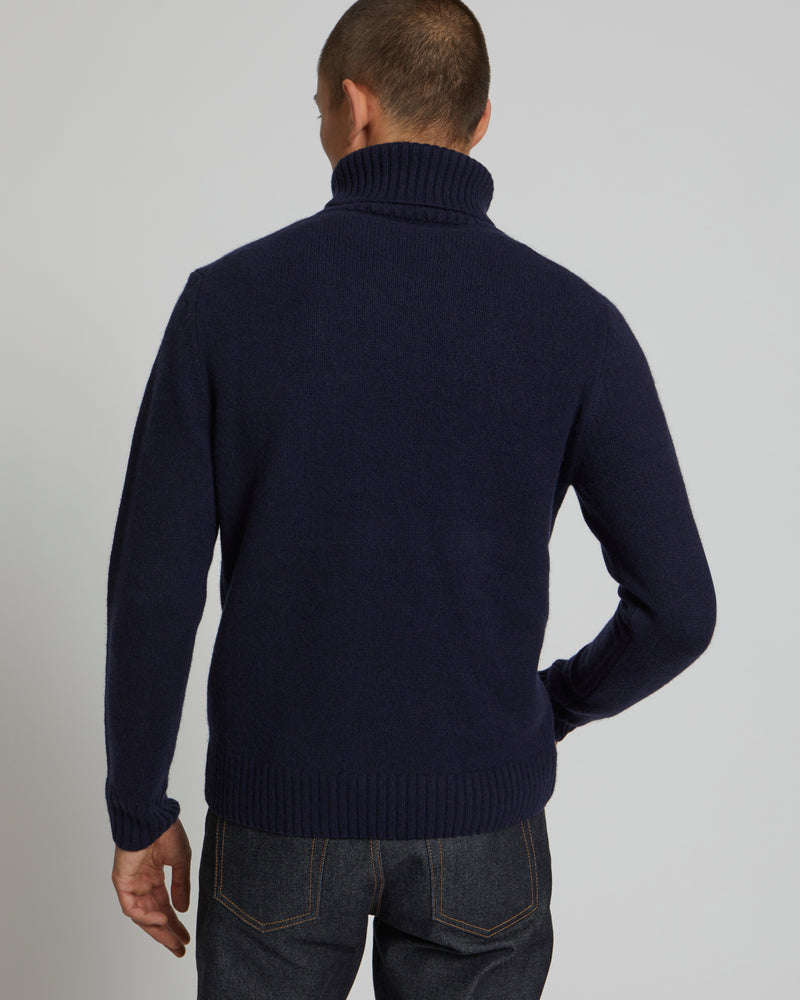 pull col roulé