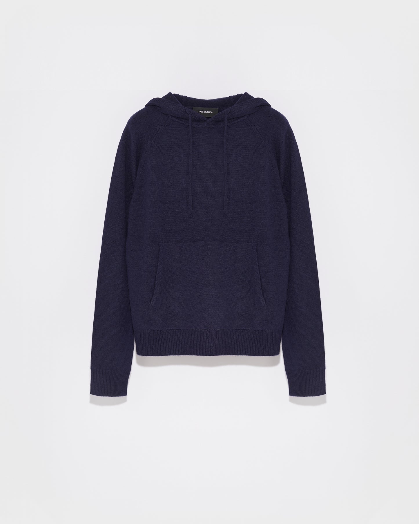 Pull à capuche en lainage cachemire