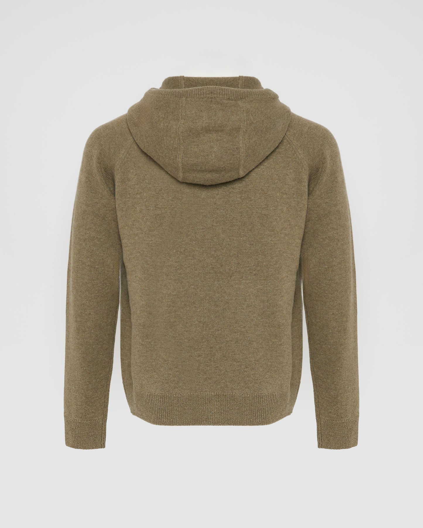 Pull à capuche en lainage cachemire