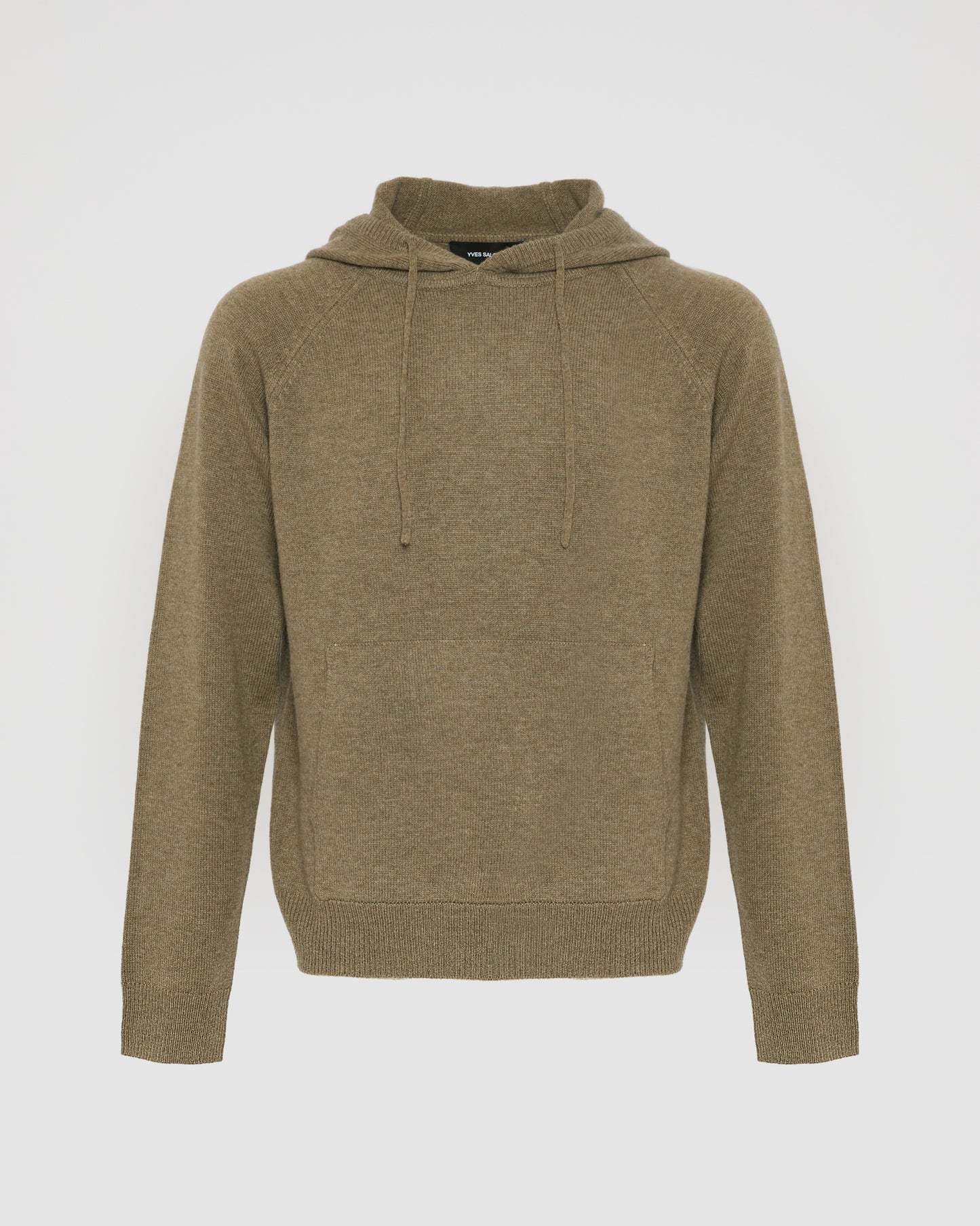 Pull à capuche en lainage cachemire