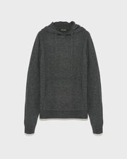 Pull à capuche en lainage cachemire