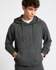 Cashmere wool knit hoodie
