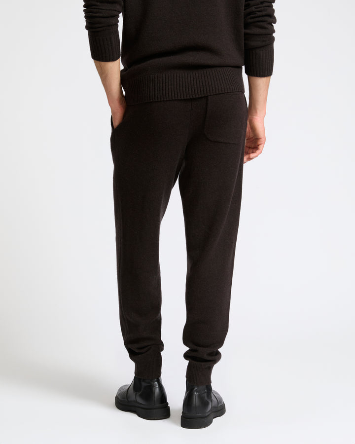 Pantalon jogging en maille laine cachemire- Yves Salomon - Nouvelle collection Automne Hiver