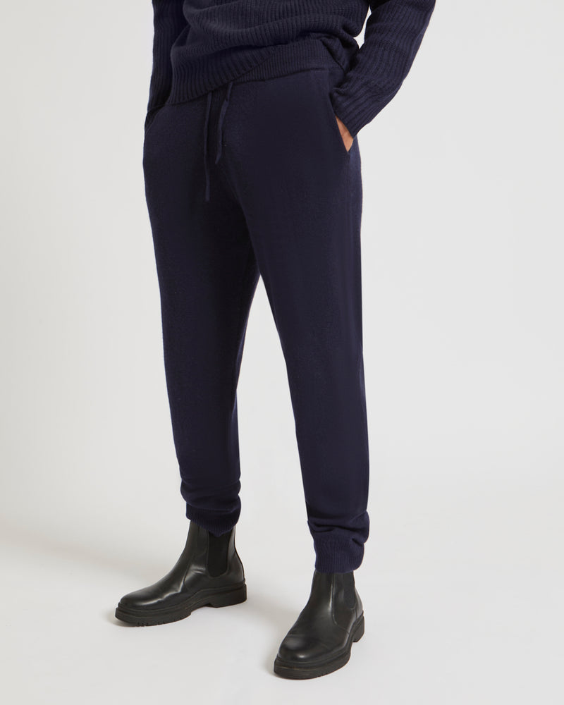 Pantalon jooging en maille lainage cachemire
