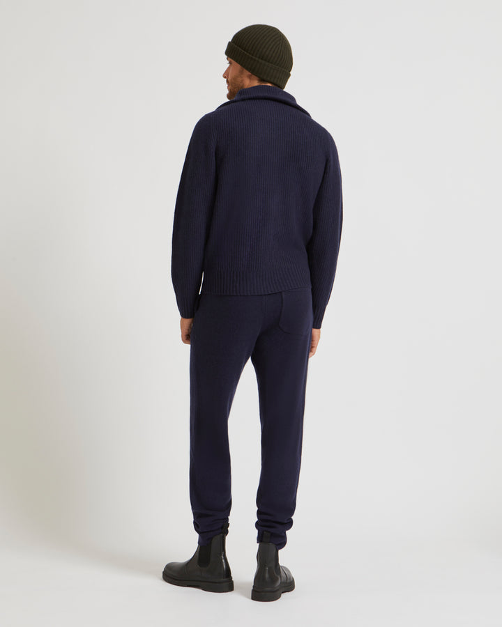 Jogging-style knit pant