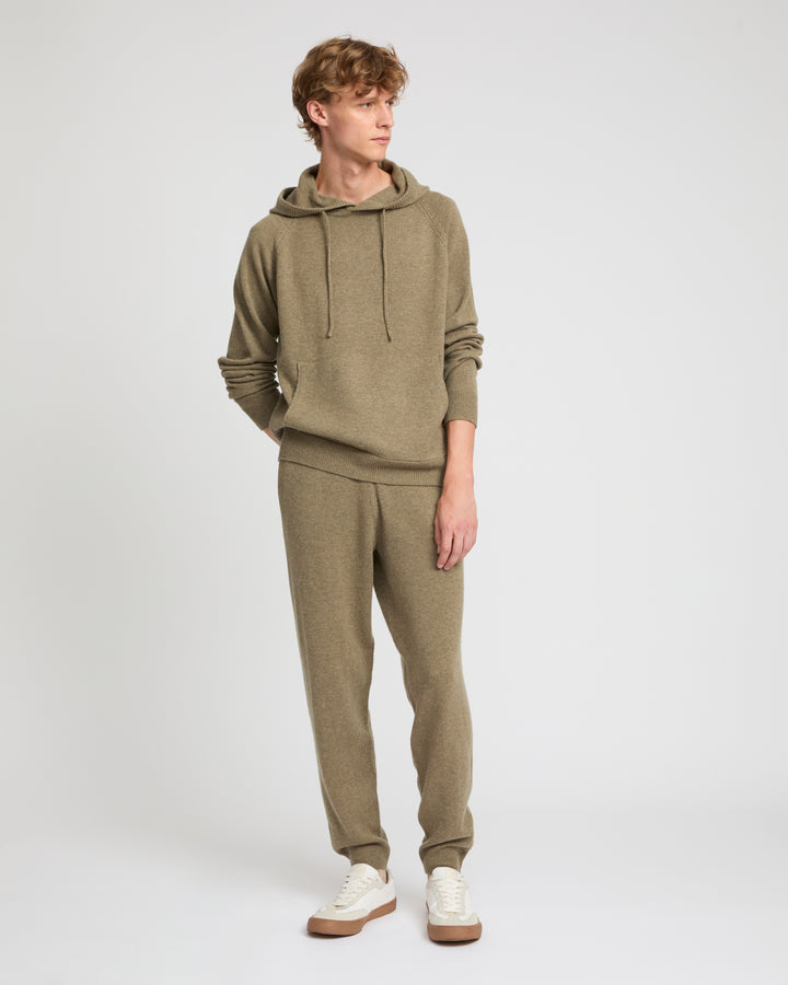 Pantalon jooging en maille lainage cachemire