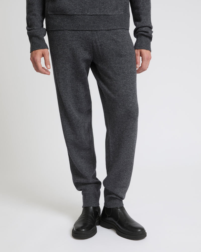 Pantalon jooging en maille lainage cachemire