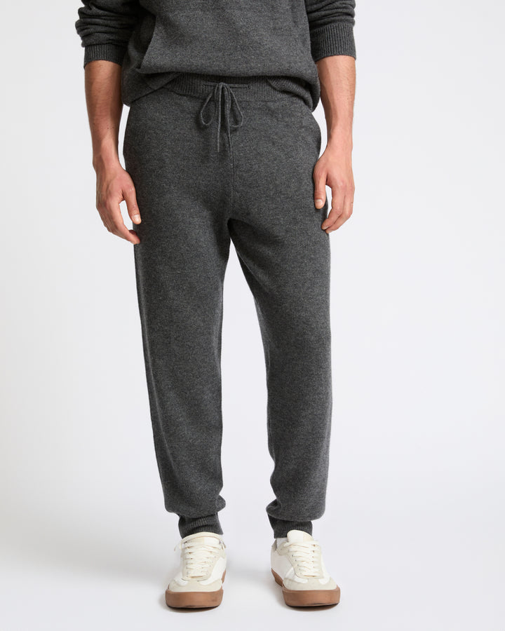 Pantalon jogging en maille laine cachemire- Yves Salomon - Nouvelle collection Automne Hiver