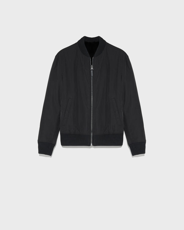 Veste teddy en tissu technique réversible en fourrure de vison