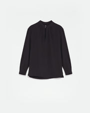 Μπλούζα άφθονη και twill de laine