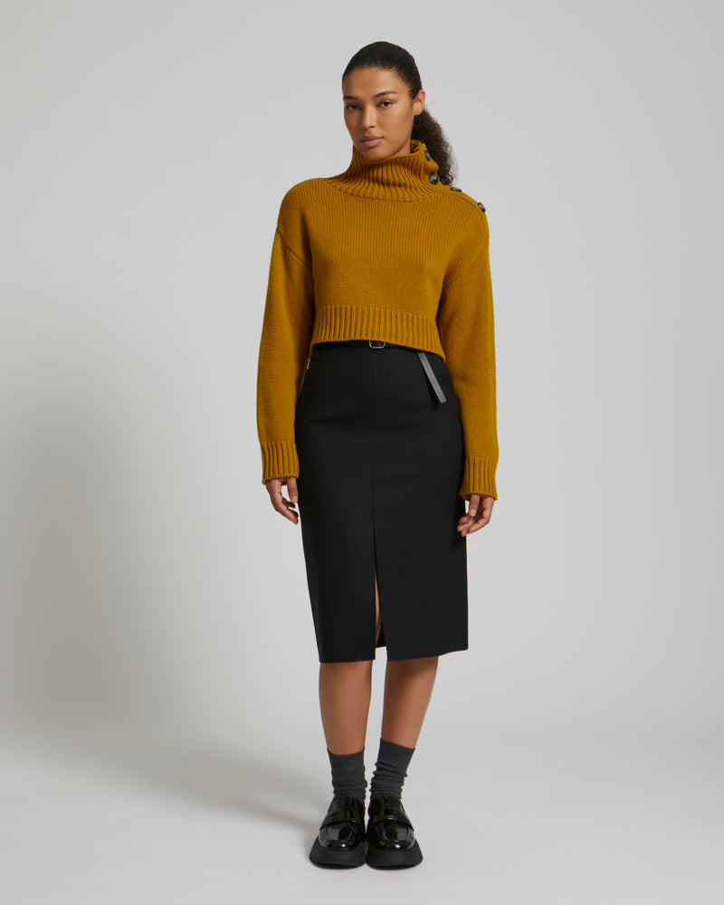Pull court en maille