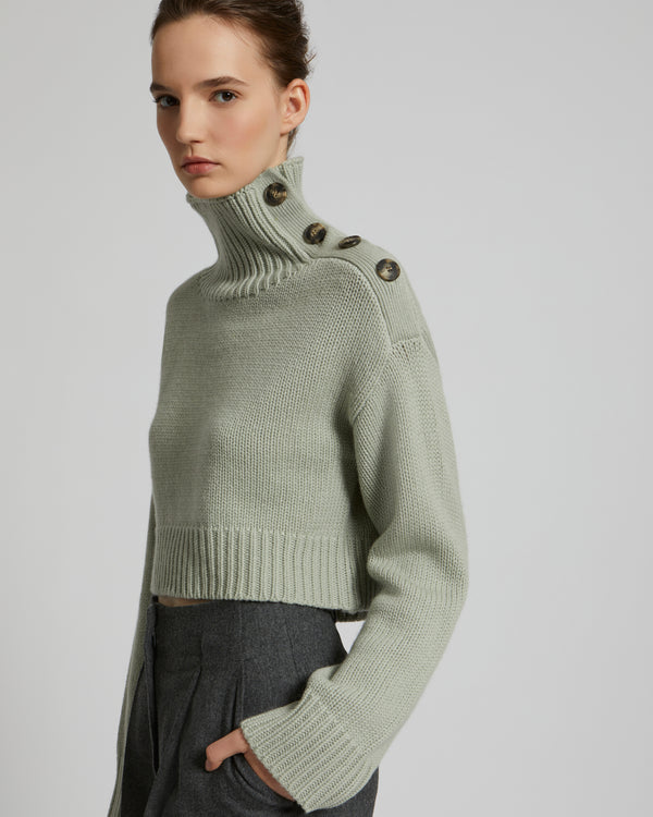 Pull court en maille