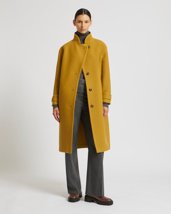 Manteau long en lainage