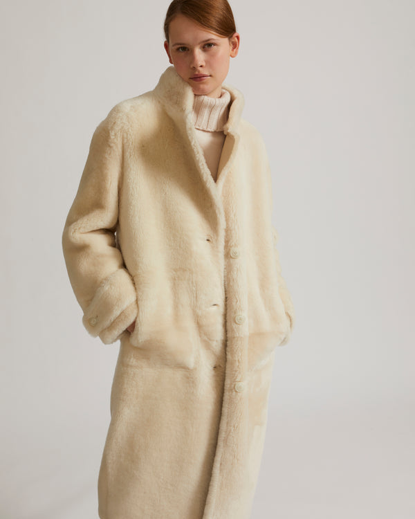 Manteau officier en mérinos
