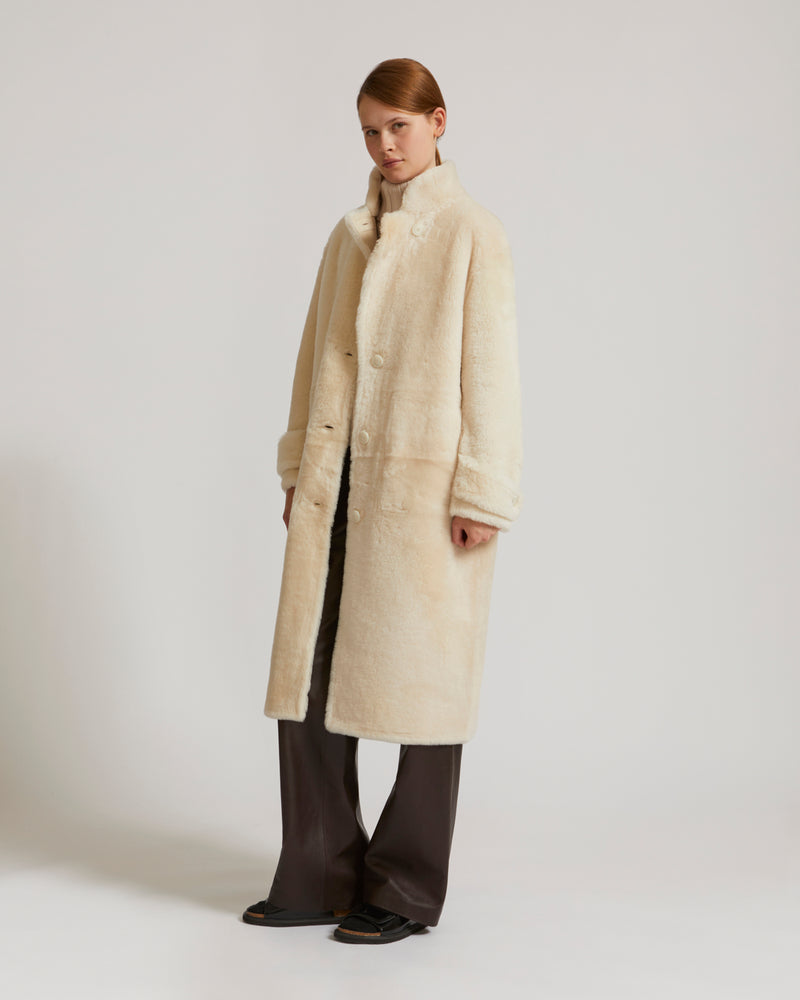 Manteau officier en mérinos
