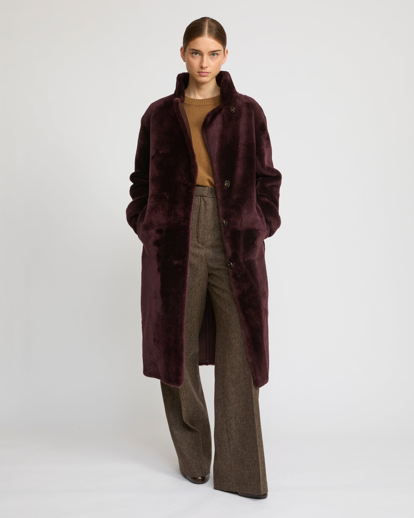 Officer coat in merino