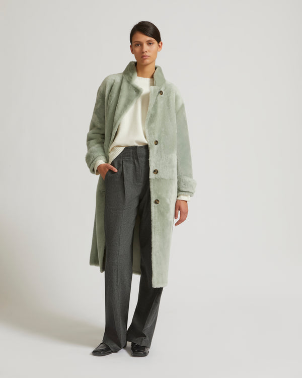 Manteau officier en mérinos